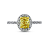 Yellow Diamond Engagement Ring - Dracakis Jewellers